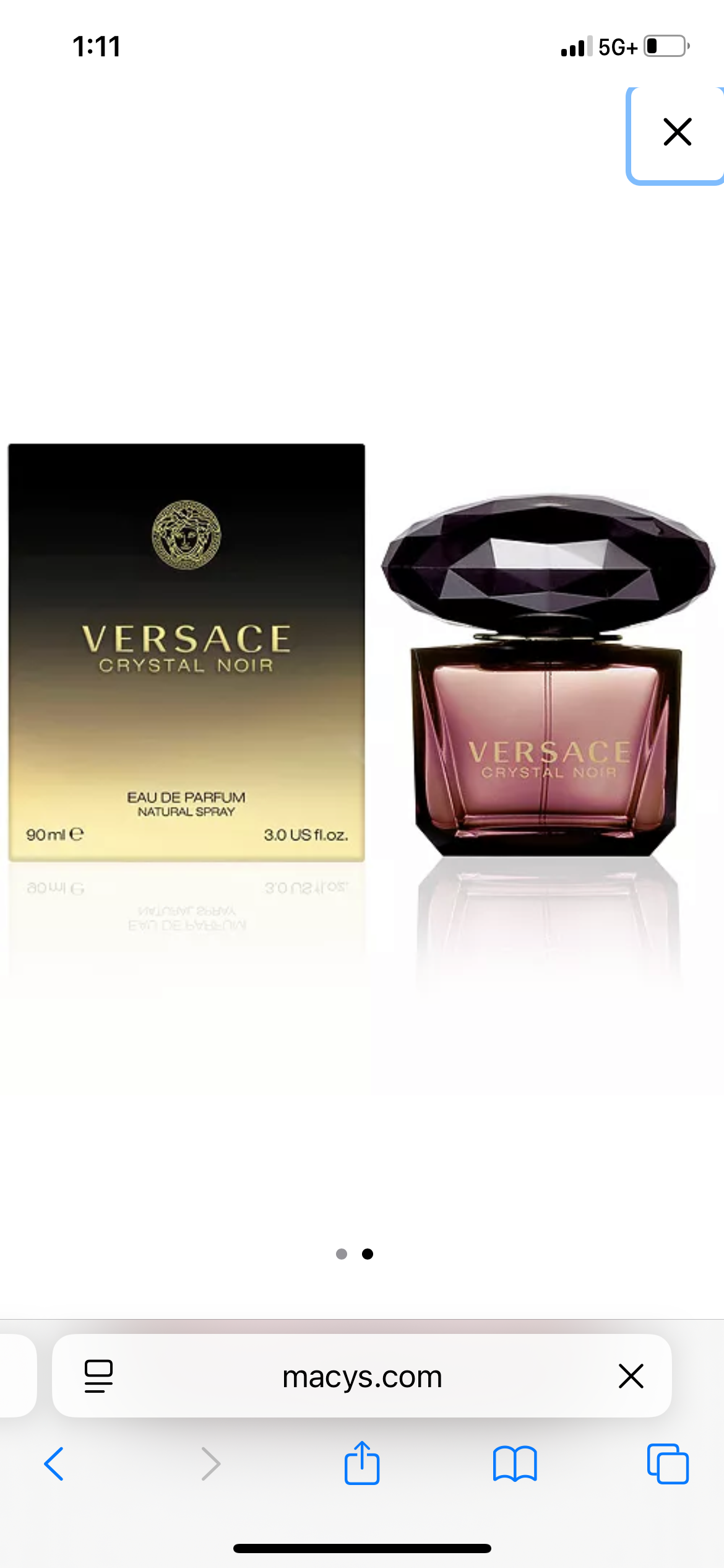Versace Crystal Noir Edp