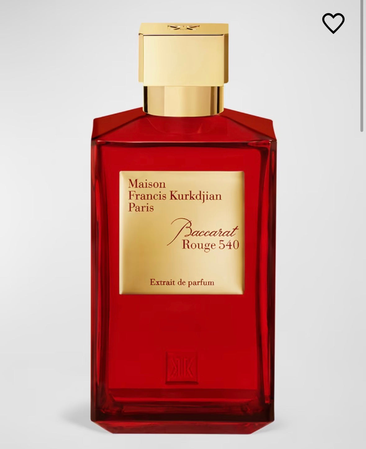 Baccarat Rouge 540 by Maison Francis K Extrait de Parfum 6.8oz